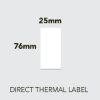 Picture of Zebra Z-Select 2000D 76.2 x 25.4mm Permanent Direct Thermal
